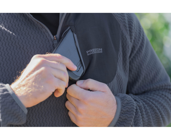 Preston Core Collection Zig Zag Fleece Fishing Vest