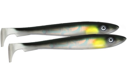 Svartzonker McRubber Pelagic Shad Green Sunshine Flash 29cm (2 pcs)
