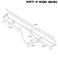 Nash Scope OPS Soft Protect 2 Rod Skin Foudraal - 10ft