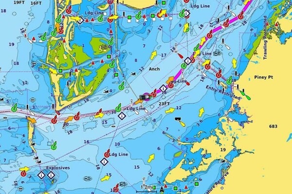 Navionics Vision+ Benelux And Germany West Water Chart