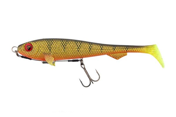 Fox Rage Super Slick Shad Loaded 18cm (49g) - UV Natural Perch
