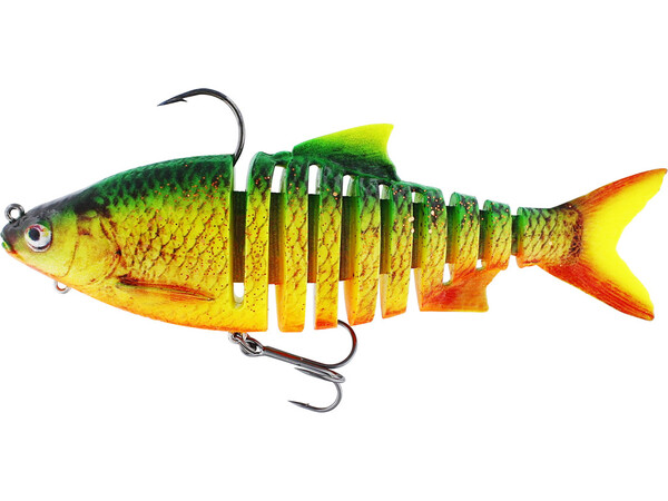 Westin Ricky The Roach Multi Jointed R2F 18 cm (83 g) Swimbait de Hundimiento - Firetiger Rudd