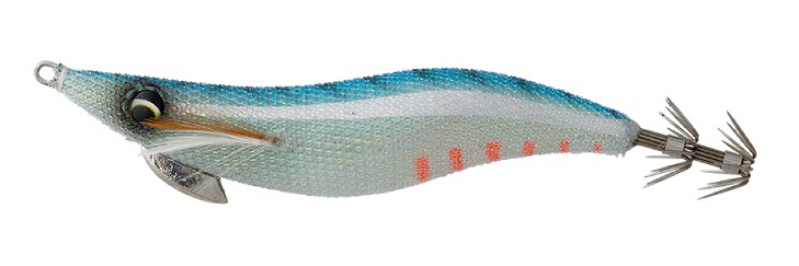 Owner GJL-30 Metal Jig Lure - 1.1 Oz Flickering Jig For Slow Fishing (Squid Gold Glow Edge)