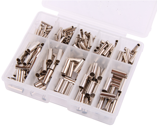 Sortiment mit 210 Hülsen inklusive Tacklebox