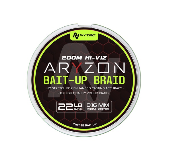 Nytro Aryzon Hiviz Bait-Up Coarse Braid 0.16mm/10kg (200m)