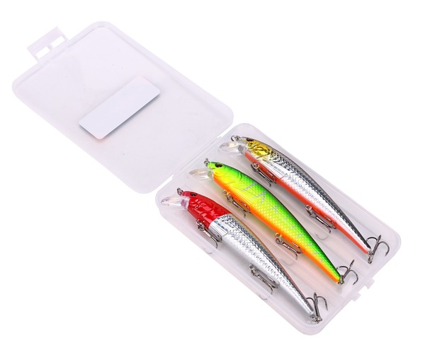Fish4All Hardlure Kit Wobble 1 Floating Pluggen Set 12cm 17g (3 Stuks)