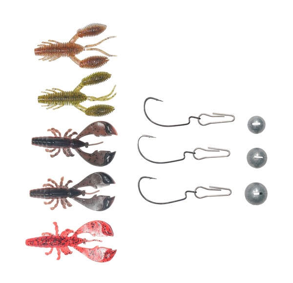 Kit Ultimate Cheburashka Senza piombo #1/0 8 + 8.5cm (5 + 7 + 10g) (8pcs)