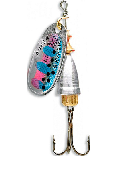 Blue Fox Vibrax Fluorescent Spinner - Kleur: RT