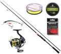 Deluxe Spin Set with Ultimate Spin & Jig rod, Shimano reel and more!