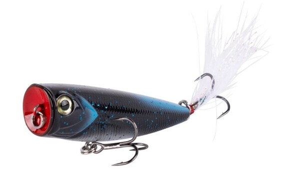 Shimano Lure Yasei Pure Pop F Oppervlakte Kunstaas 6cm (6.5g) - Black Blue