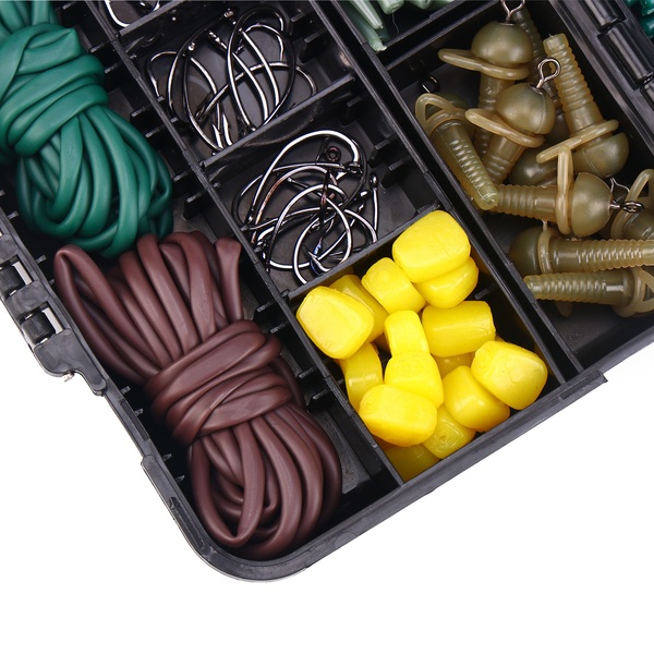 Fish4All Caja de Aparejos Terminales para Carpa (307 pzas.)