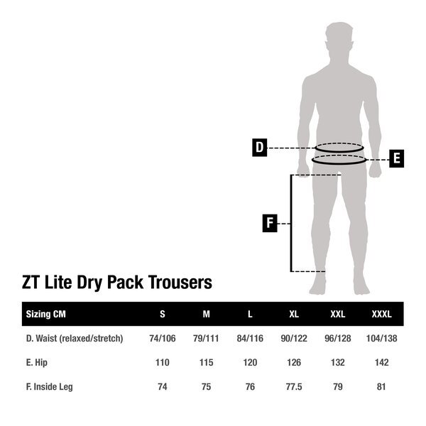 Nash ZT Lite Dry Pack Trousers