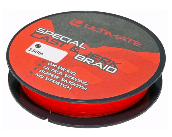 Abu Garcia Venerate Jerk Set - Ultimate Special Cast & Jerk Braid Fluo Red