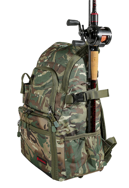 Ultimate Ultra Backpack Camo (Incl. 4 Tackleboxes En Raincover!)