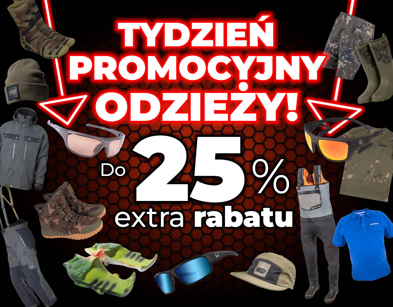 Subbanner: Tot 25% Kleding (Weekactie)