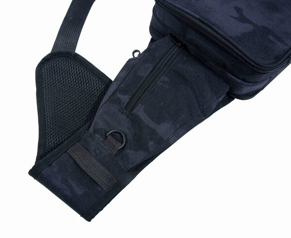 Ultimate Dark Camo Slingbag (Incl. 2 Tackleboxes)