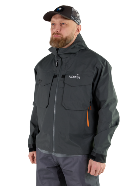 Norfin Pilot Gray Wading Jacket Regenjas
