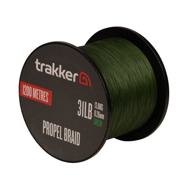 Trakker Propel Braid Green Carp Line 0.26mm 13.8kg (1200m)