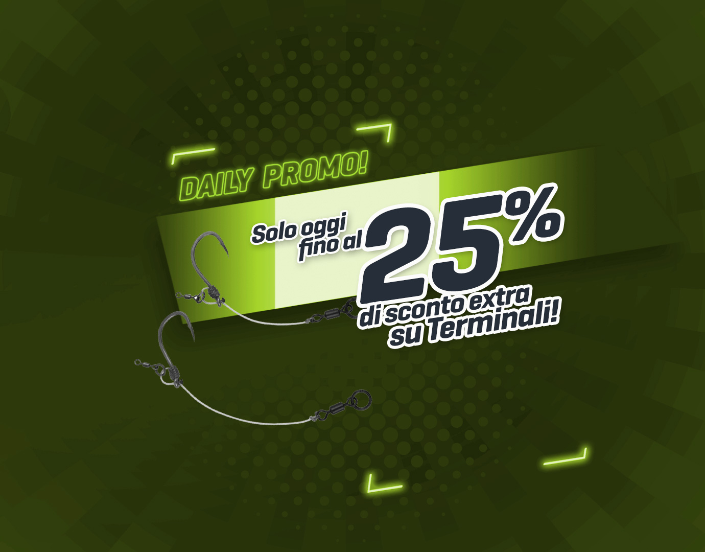 Subbanner: Tot 25% Onderlijnen (Groen)