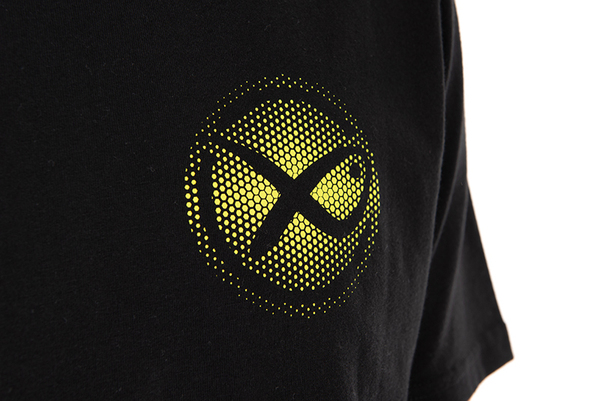 Matrix Large Fade Logo T-Shirt Black/Lime