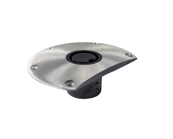 Springfield Flat Left Sided Aluminium Base Satin Bootstoel Bodemplaat
