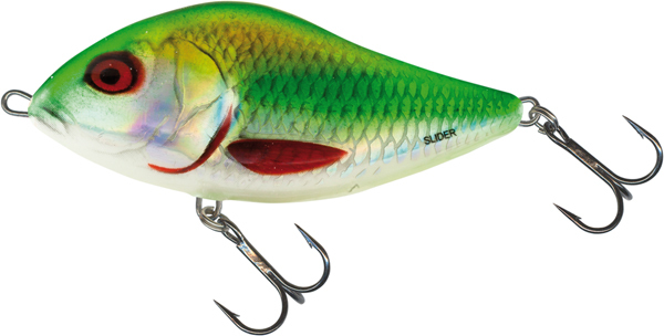 Salmo Slider Sinking 5-7cm - Holographic Green Roach