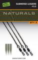 Fox Edges Naturals Submerge Leaders 75cm (3 Stuks)