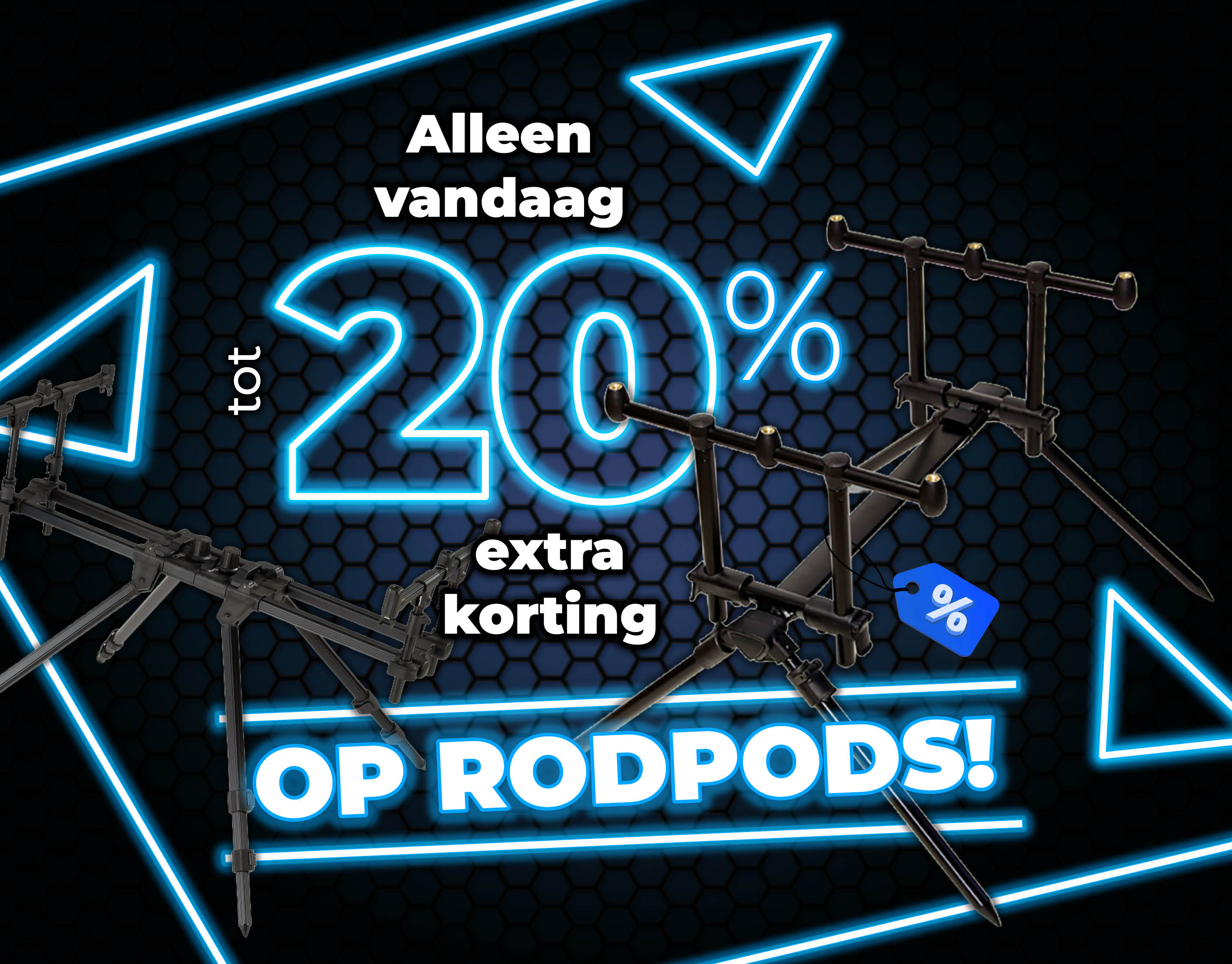 Subbanner: Tot 20% Rodpods (Blauw)