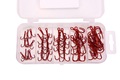 Fish4All Red Treble Hook Box (50 Stuks!)