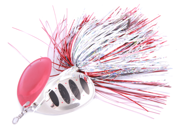 Savage Gear Double Propulsion Spinner - Red Silver Flash