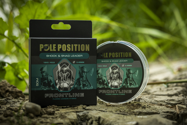 Pole Position Frontline Hybrid Fluorocarbon Carp Leader 50m