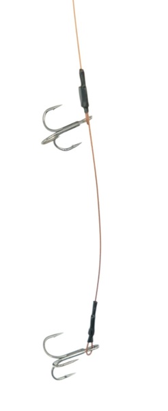 Rozemeijer Deadbait Leaders 2x Treble 50cm 30lb (2 Stuks)