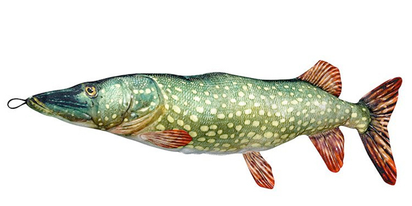 Fladen Soft Fish Pillow - Pike 60 cm
