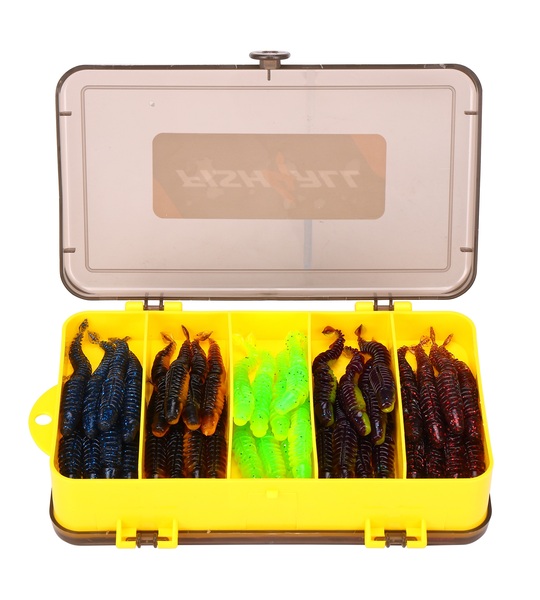 Fish4All Softbait Box Pin & V-Tail (100 pieces)