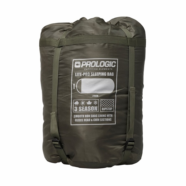 Prologic Element Lite-Pro Saco de Dormir 3 Temporadas 215 x 90cm (Incl. Bolsa de Transporte)