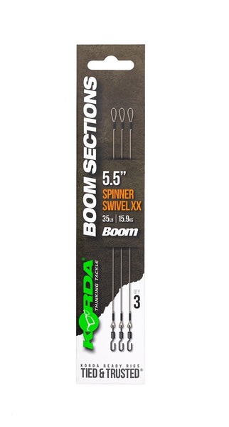 Korda Booms Spinner Swivel XX Bajo de Línea (3 pzas.)