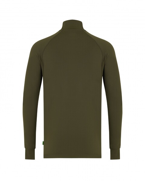 Korda Mock Neck Thermal LS Shirt Dark Olive