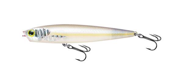Lucky Craft Gunfish 95 NF Oppervlakte Kunstaas 9.5cm (12g) - Silver Cheek Chartreuse Shad