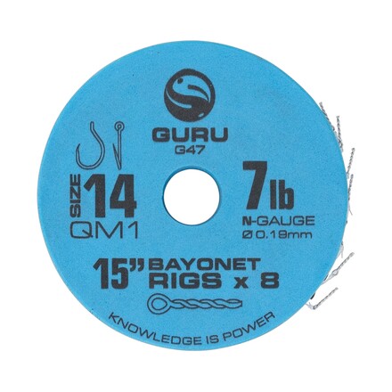 Guru QM1 Spoeltje Met Bayonets Ready Rigs 38cm (8pcs)