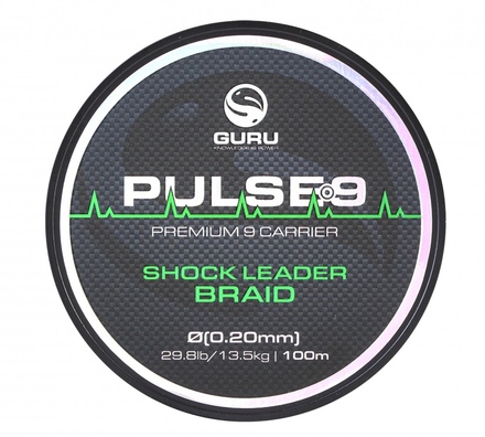 Guru Pulse 9 Shock Leader Gevlochten Voorslag 0.20mm (100m)