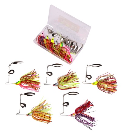 Fish4All Vibra Spinnerbait Box 15g (5 Stuks)