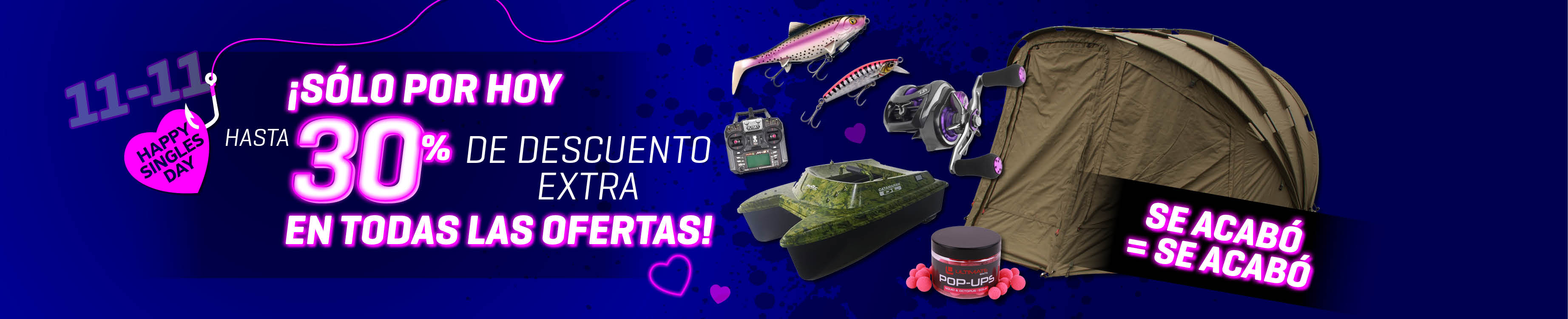 Topbanner: Tot 30% Singles Day 2025