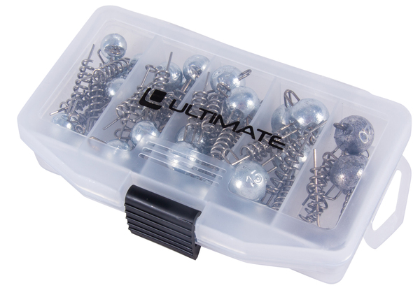 Ultimate Screw Zinc Jighead Box Loodvrij (5-20g) (33pcs)