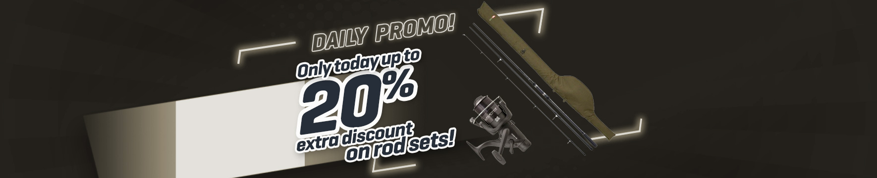 Topbanner: Tot 20% Hengelsets