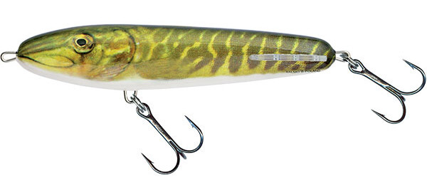 Salmo Sweeper Sinking Jerkbait Kunstköder 12cm (34g) - Real Pike