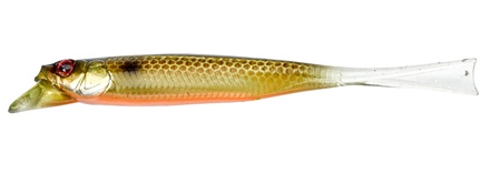 Jackall Driftfry 4 Elastomer Drijvende Softbait 11cm (5pcs) Muddy Roach