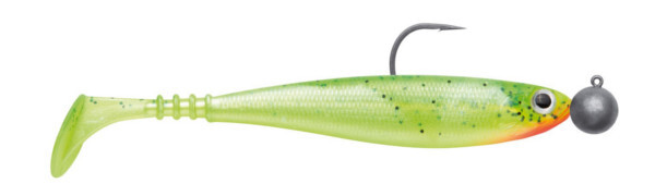 Jackson Zanderbait Rigged 14 cm 14 g 2 pcs - Hot Chartreuse
