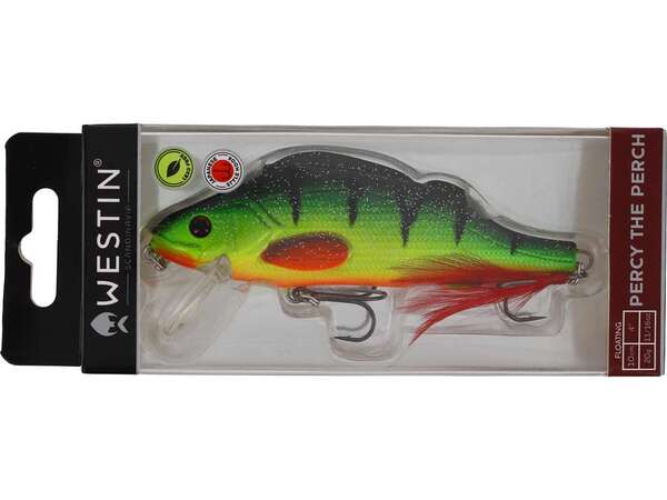 Westin Percy The Perch Lure 10cm (20g) Floating - Real Chartreuse Perch