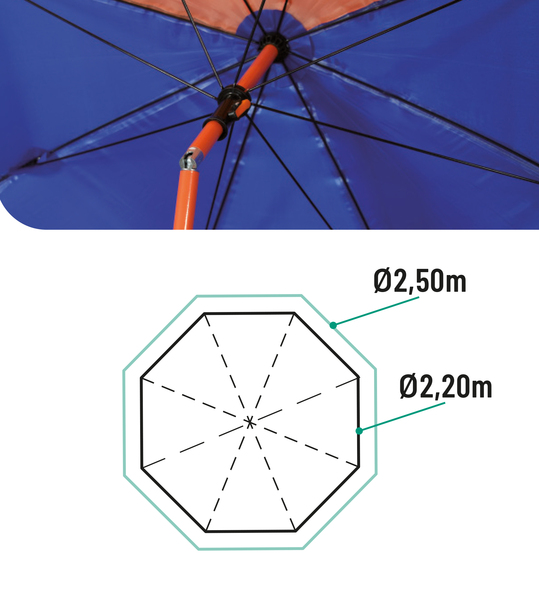 Parasol-Namiot Colmic Beach