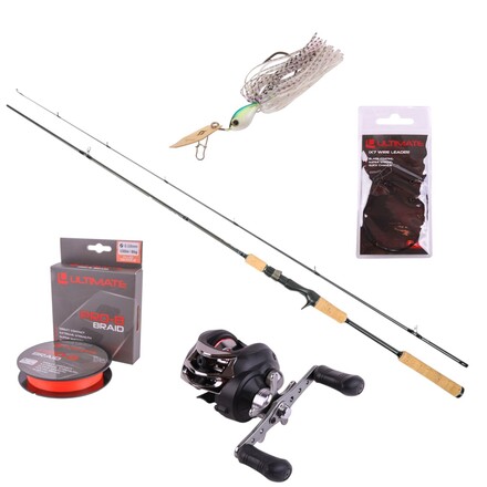 Ultimate Cast Special Cork Light Baitcaster Set de Caña 2 m